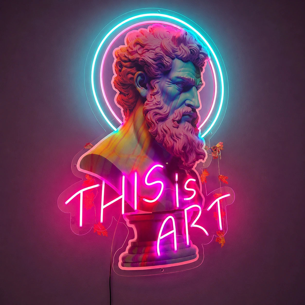 Neon Art Bust Neon Sign LED Neon Sign main product image