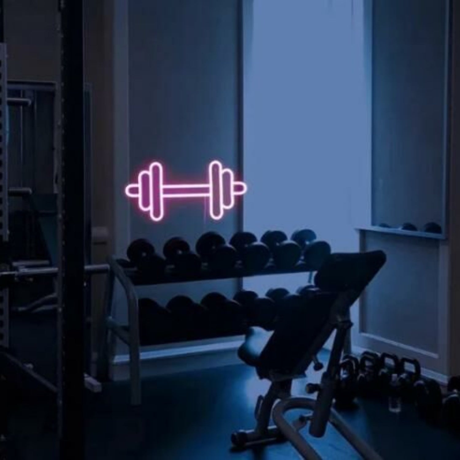 Neon Barbell Or Dumbbell Led Neon Sign For Gym Wall Hanging | Shineneon