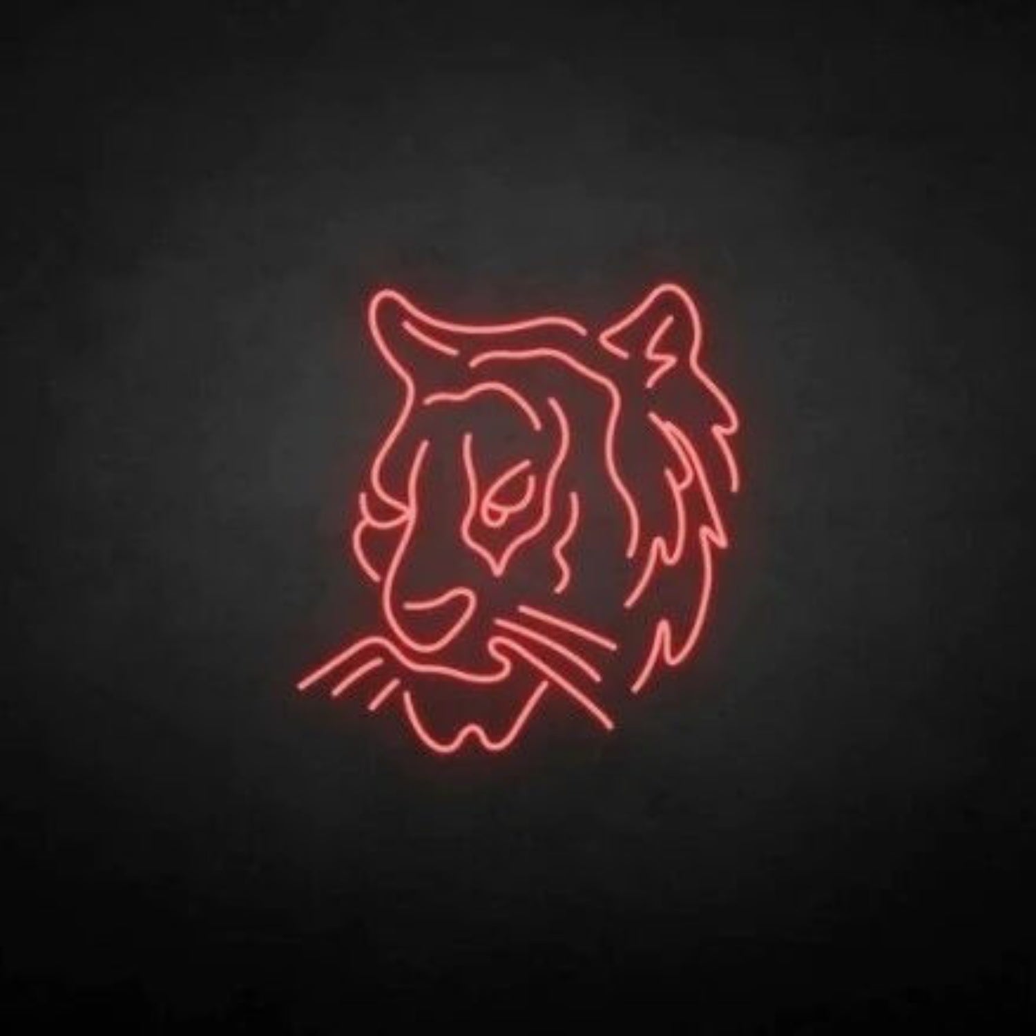 Neon Tiger Led Tiger Head Art | Shineneon