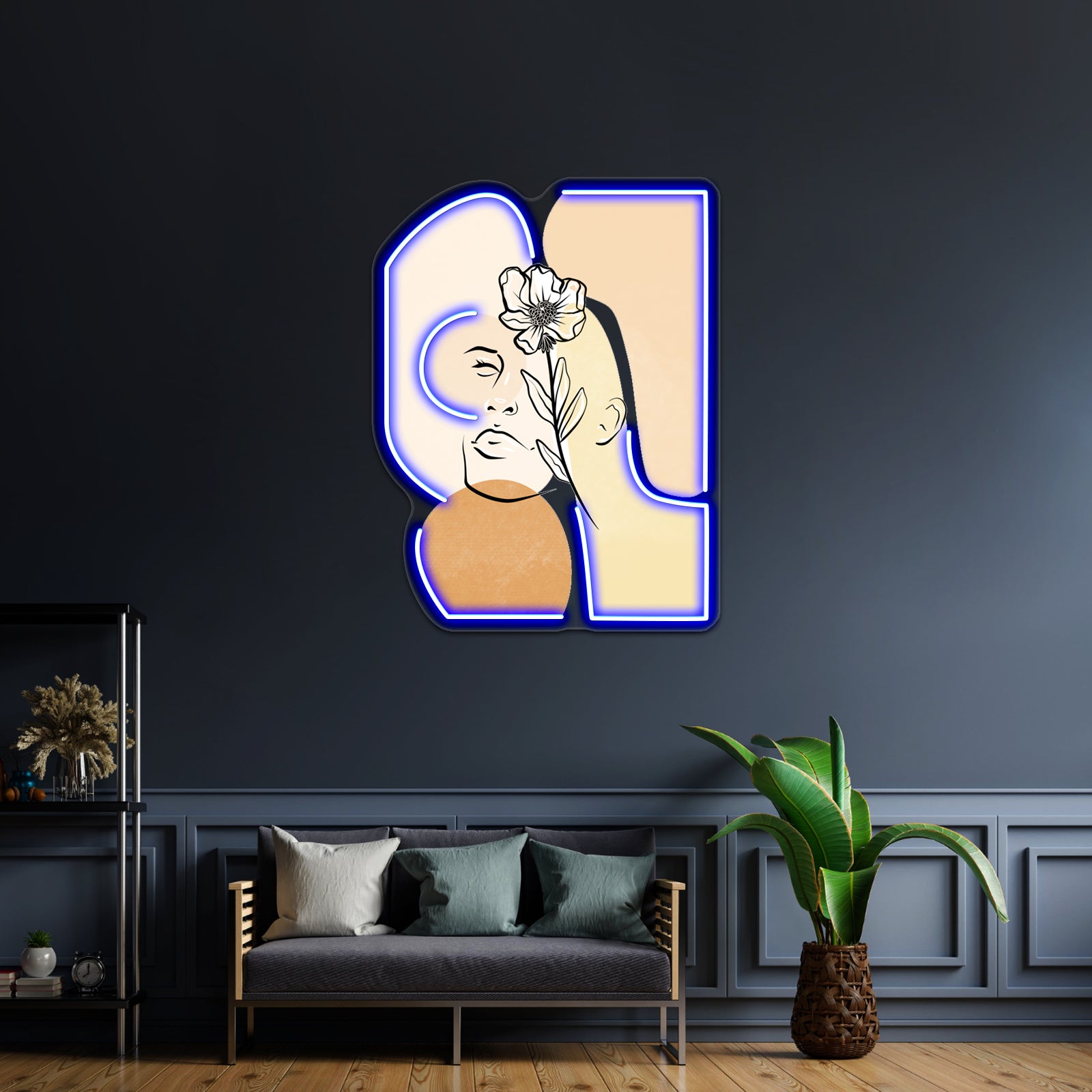 Neutral Abstract Wall Artwork Neon Signs | Shineneon