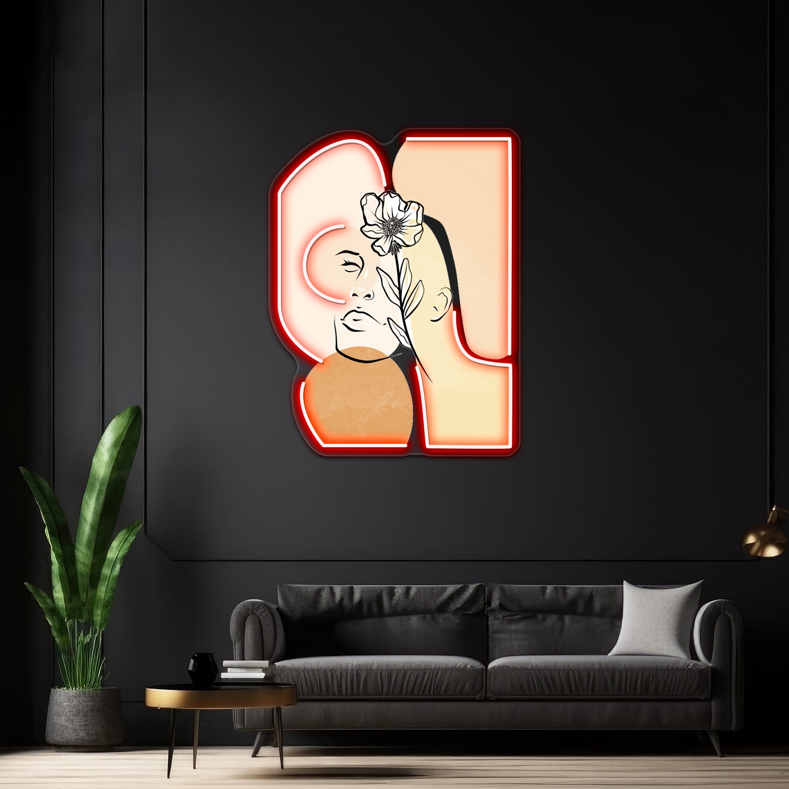 Neutral Abstract Wall Artwork Neon Signs | Shineneon