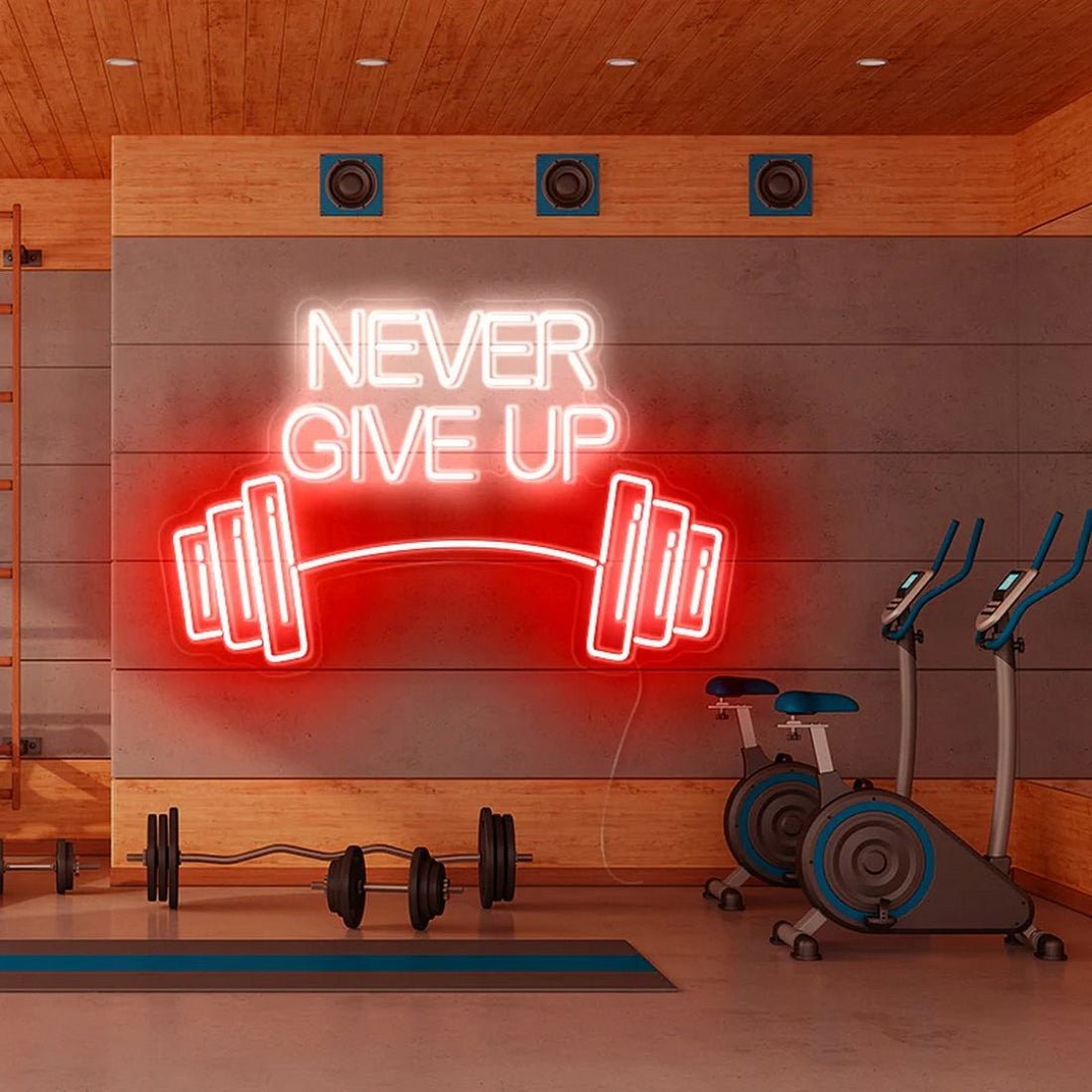 Never Give Up Led Sign Business Neon Signs - Shineneon