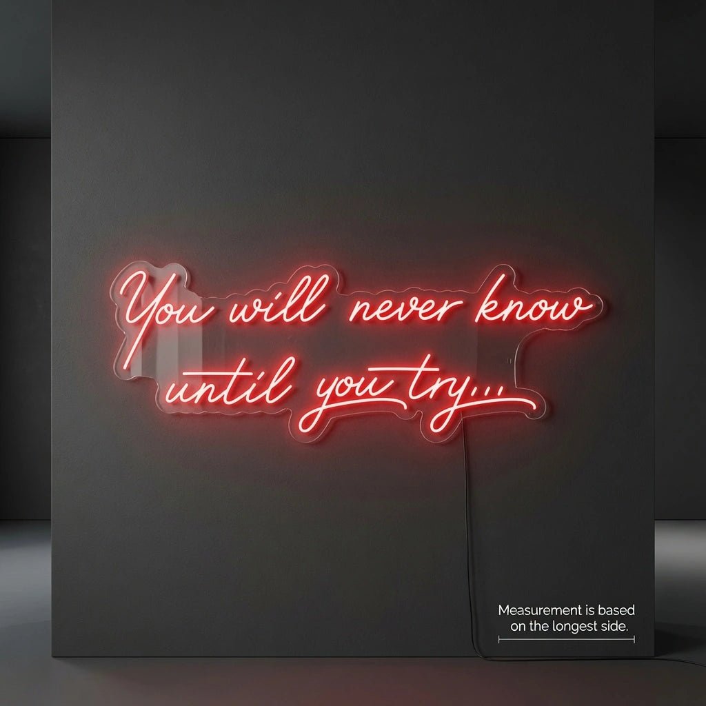 Never LED Neon Sign - Shineneon