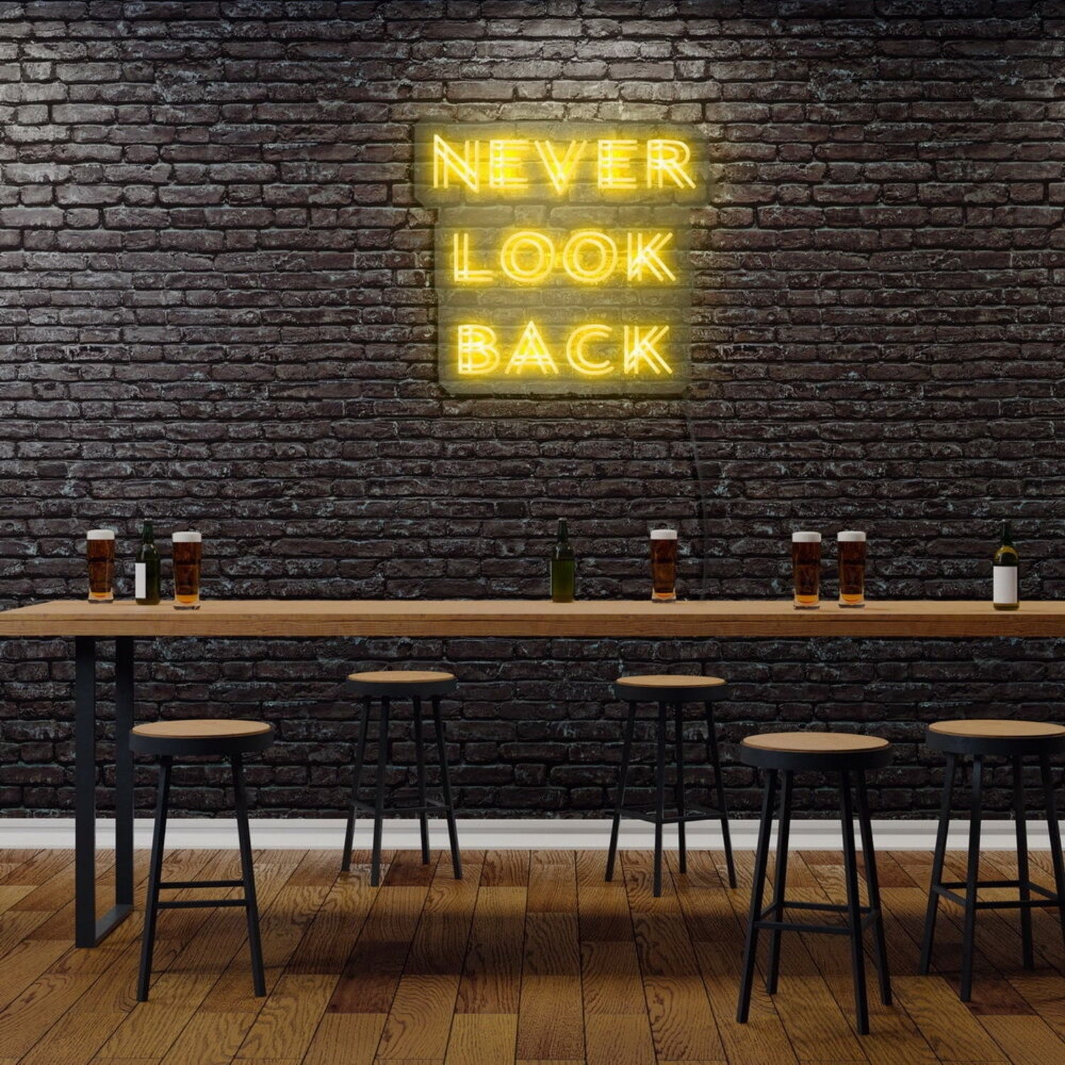 Never Look Back Led Neon Sign | Shineneon