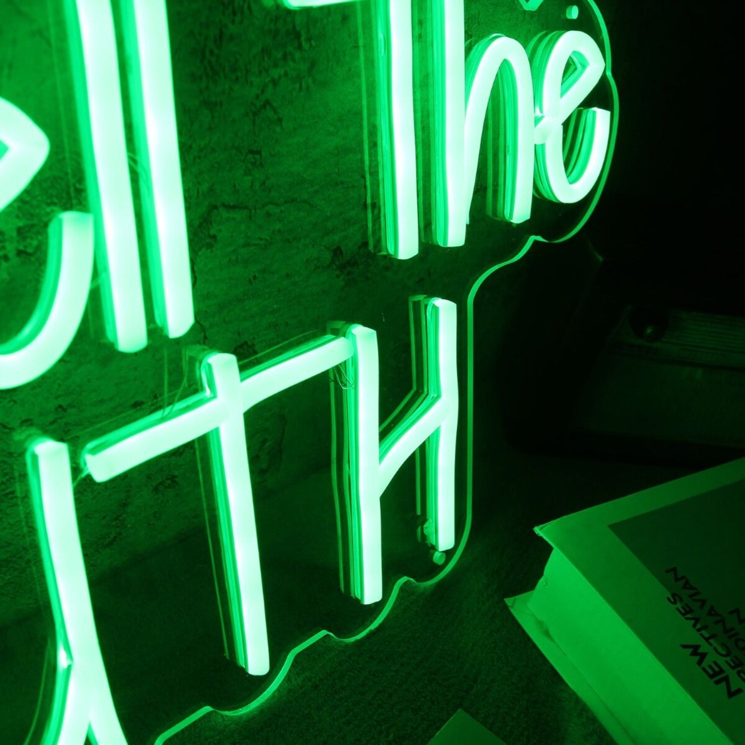 Never Tell The Truth Green Neon Sign | Shineneon