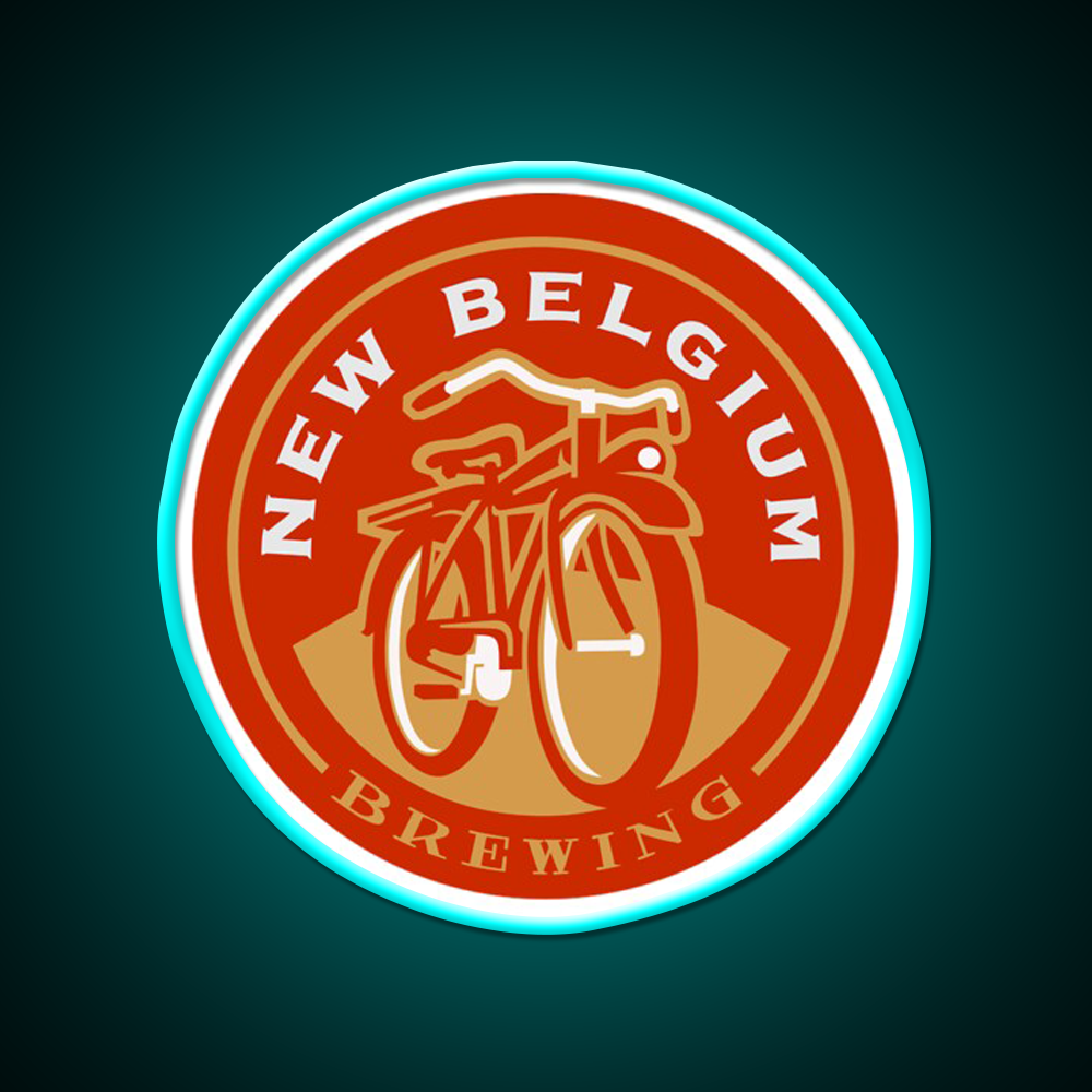 New Belgium Brewing Beer Bar Decor Led Neon Sign Rgb Color - Size and dimension reference