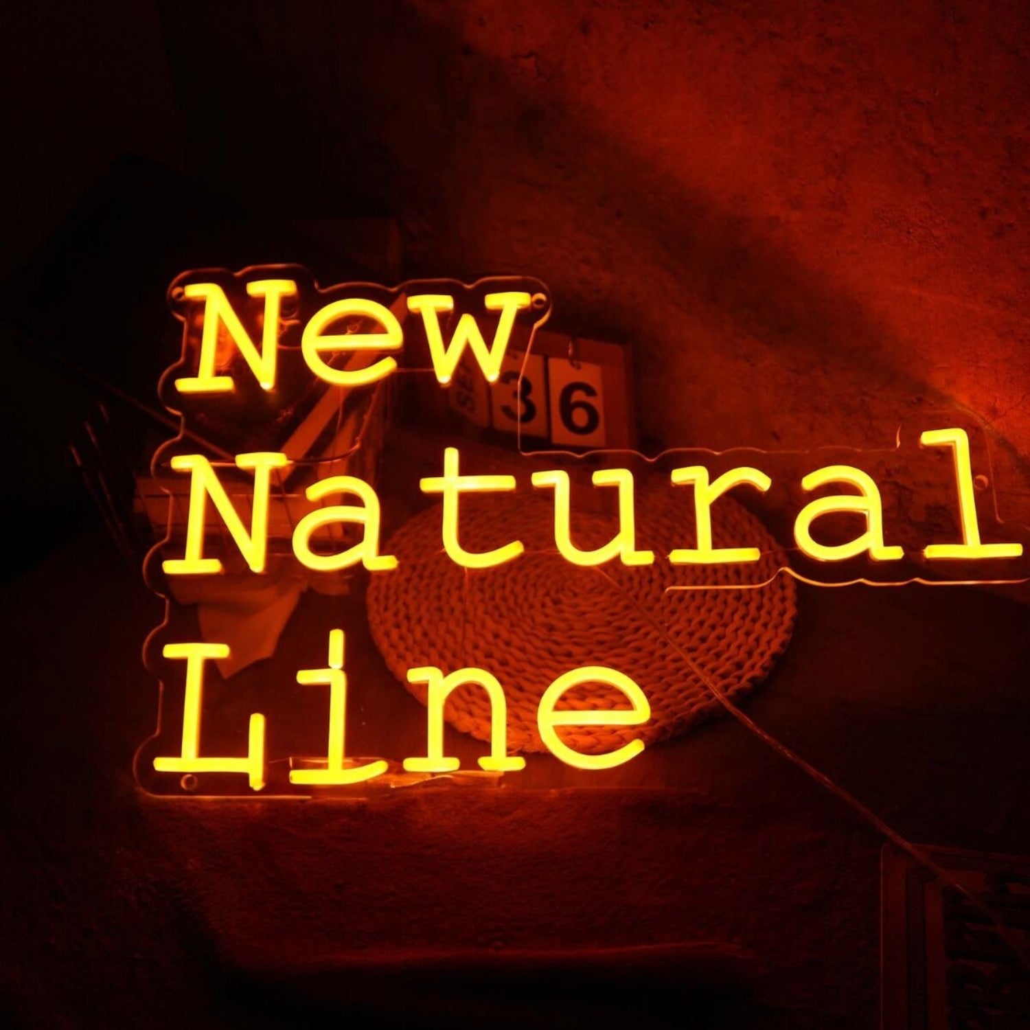 New Natural Line Orange Led Neon Sign - Shineneon
