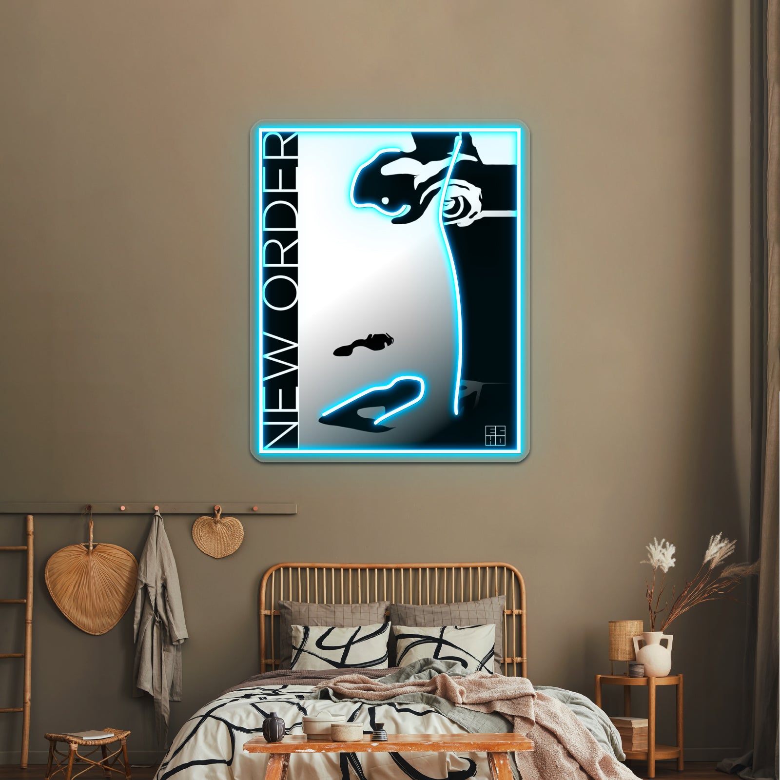 New Order Gillian Gilbert In White Wall Artwork Neon Signs | Shineneon