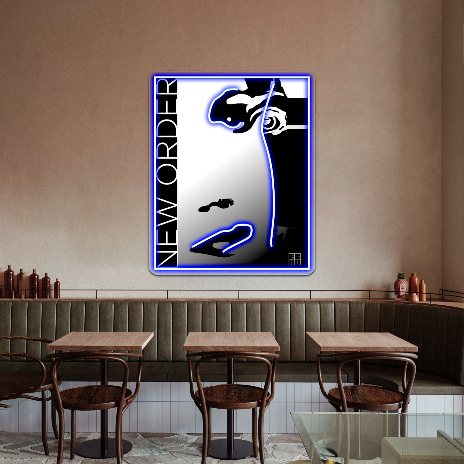 New Order Gillian Gilbert In White Wall Artwork Neon Signs | Shineneon