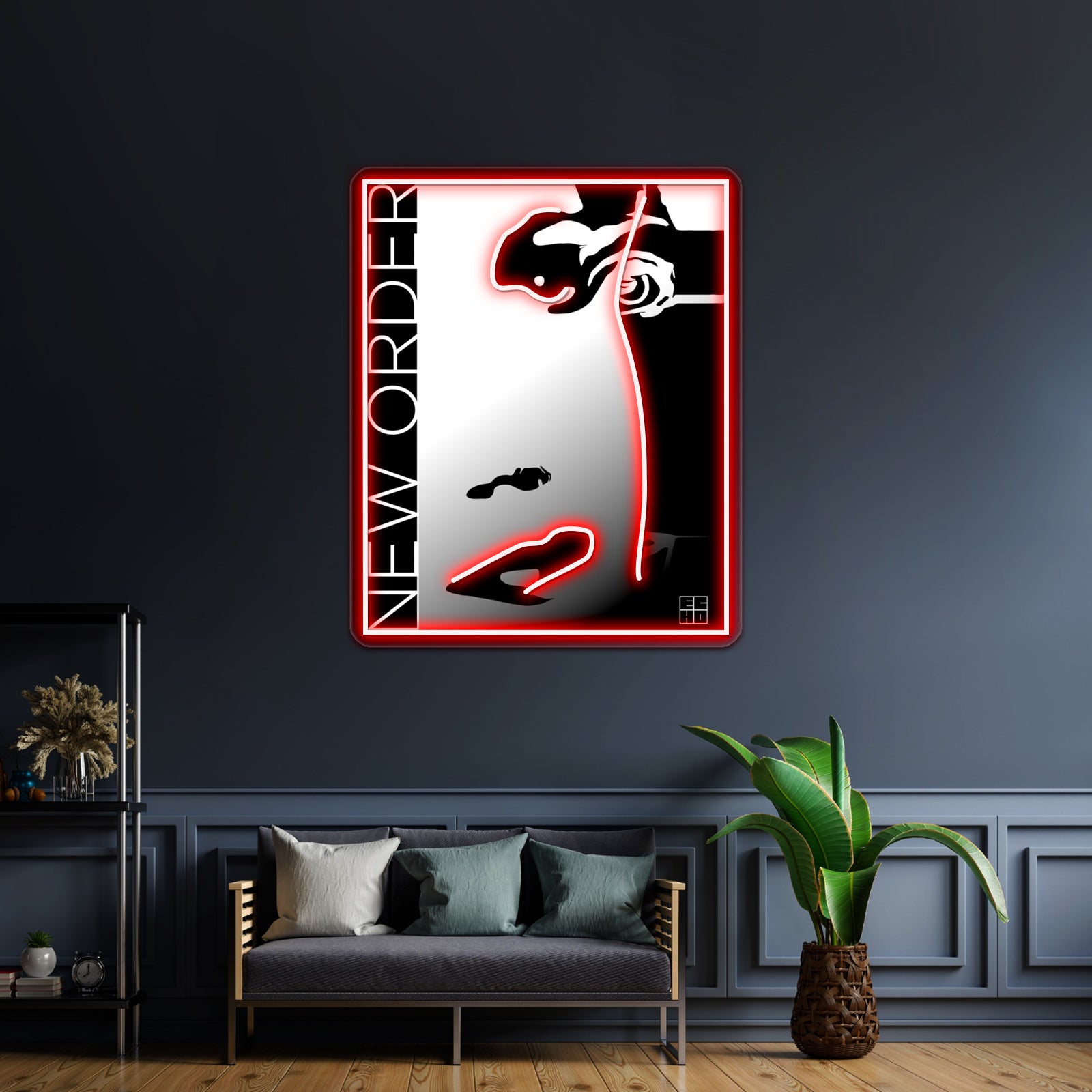 New Order Gillian Gilbert In White Wall Artwork Neon Signs | Shineneon