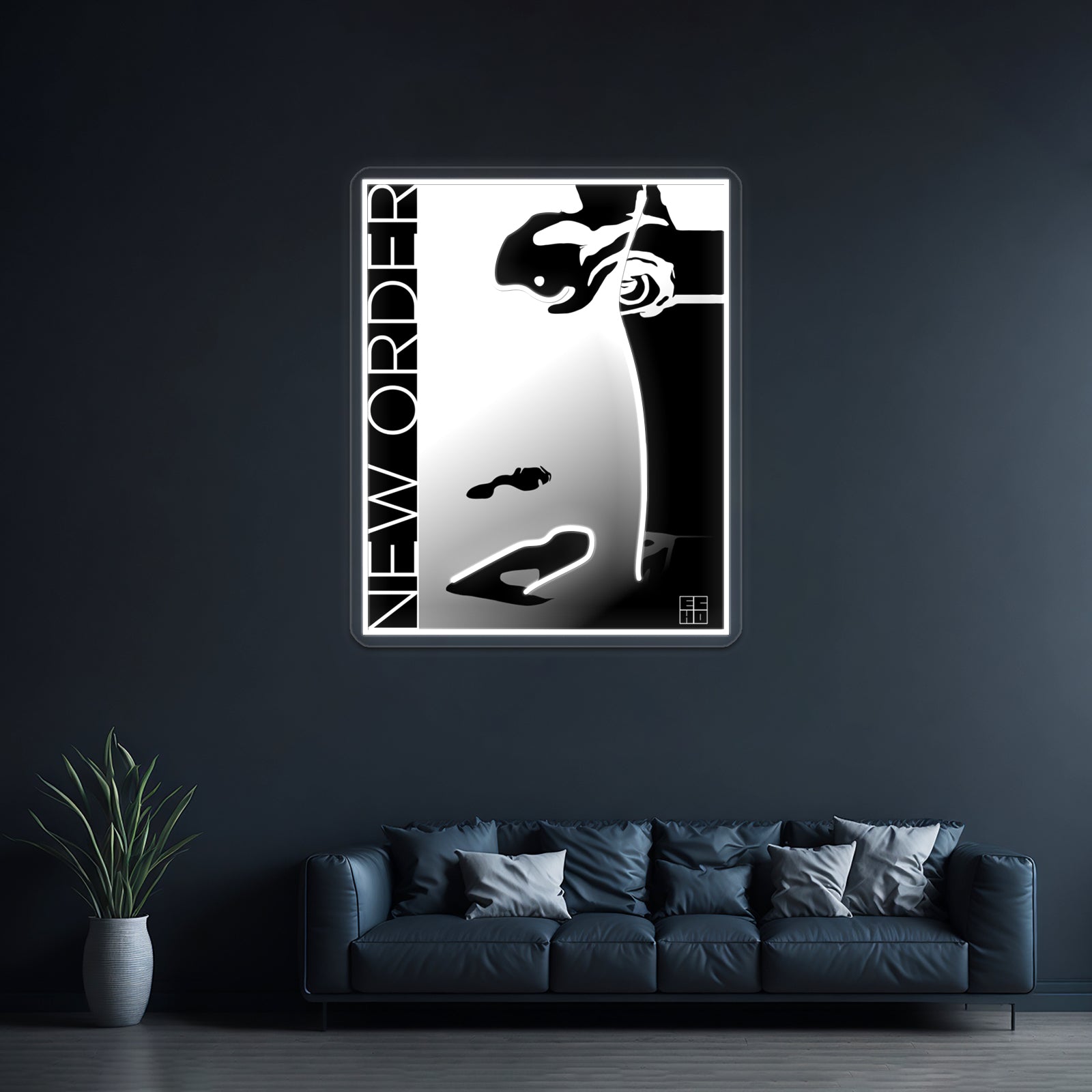 New Order Gillian Gilbert In White Wall Artwork Neon Signs | Shineneon