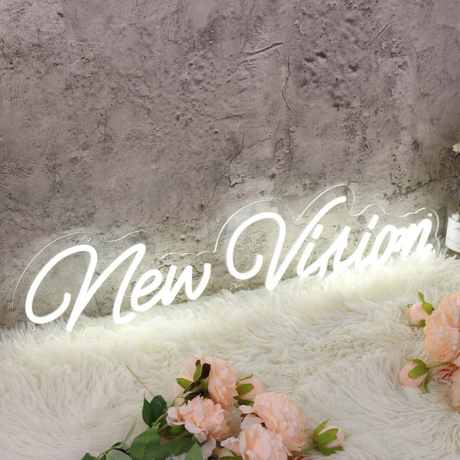 New Vision White Led Neon Sign - Shineneon