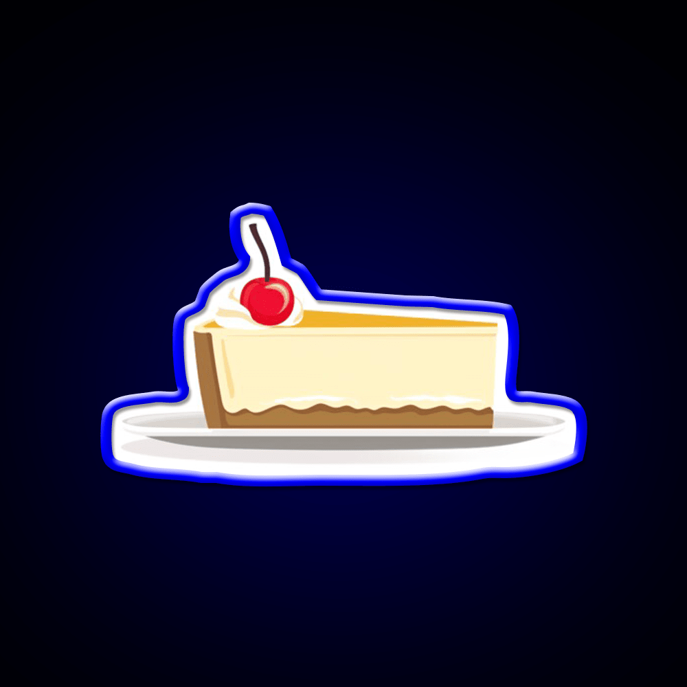 New York Cheesecake Snack Food Led Neon Sign Rgb Color - Shineneon