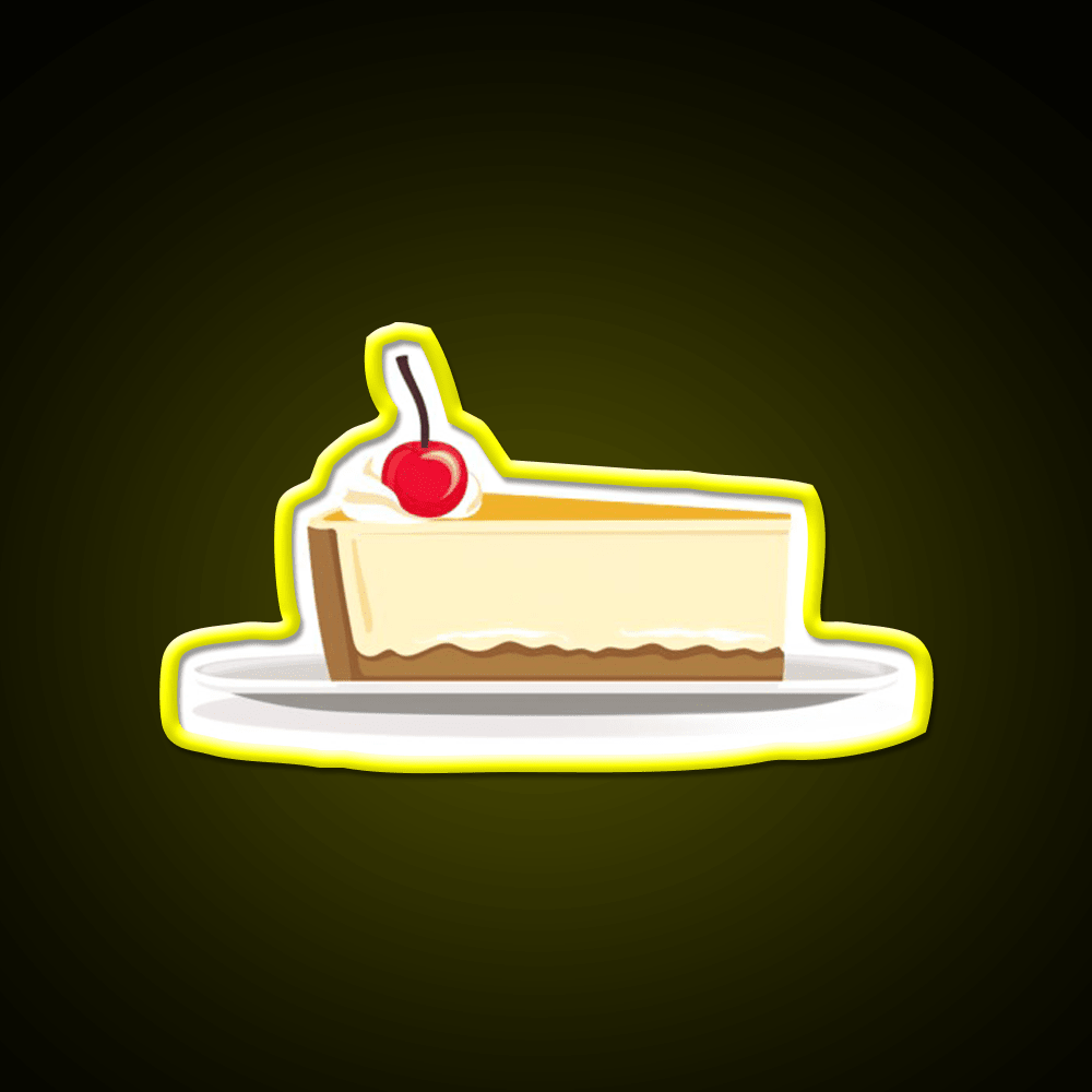 New York Cheesecake Snack Food Led Neon Sign Rgb Color - Shineneon