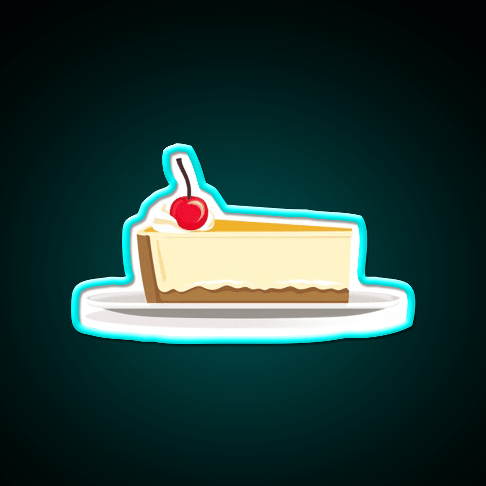 New York Cheesecake Snack Food Led Neon Sign Rgb Color - Shineneon