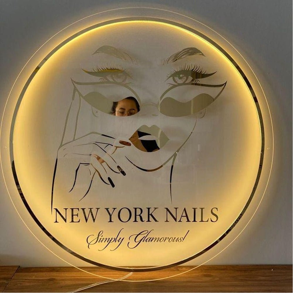 New York Nails Acrylic Business Logo Sign - Shineneon