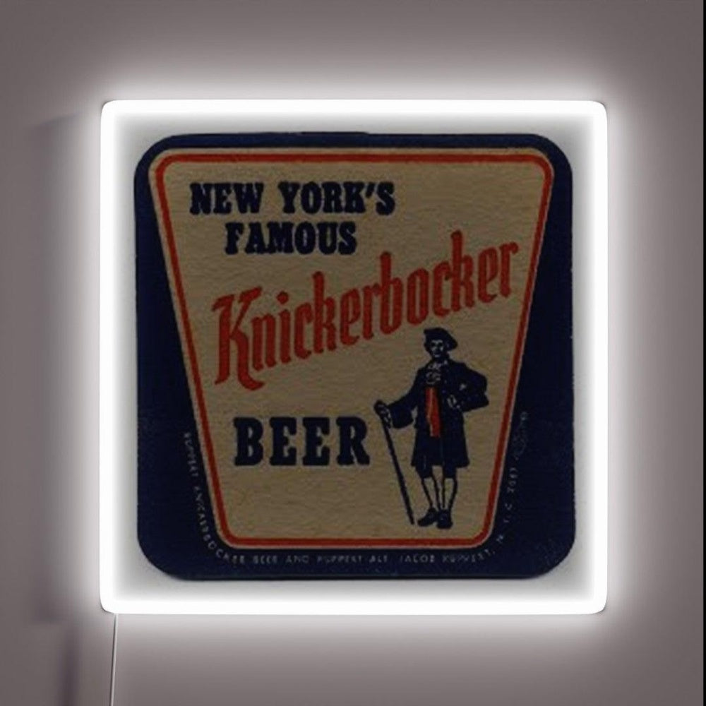 New Yorksfamous Knickerbocker Beer Rgb Led Neon Sign