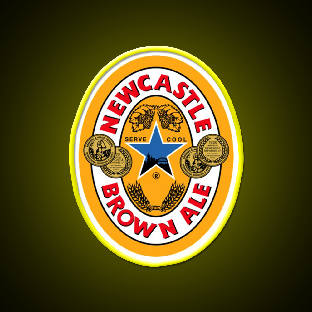 Newcastle Brown Ale Beer Classic Beer Bar Decor Led Neon Sign Rgb Color - LED neon sign view 7