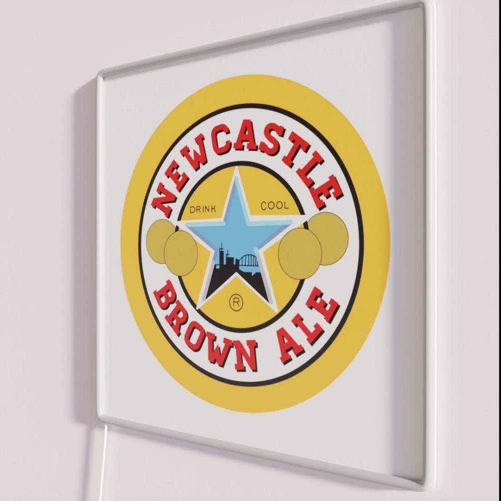 Newcastle Brown Ale Logo Rgb Led Neon Sign - Shineneon