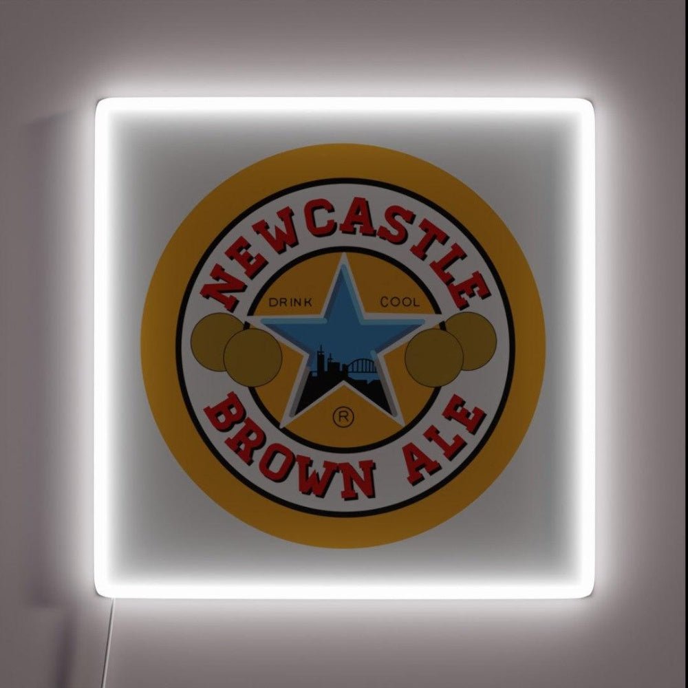 Newcastle Brown Ale Logo Rgb Led Neon Sign - Shineneon
