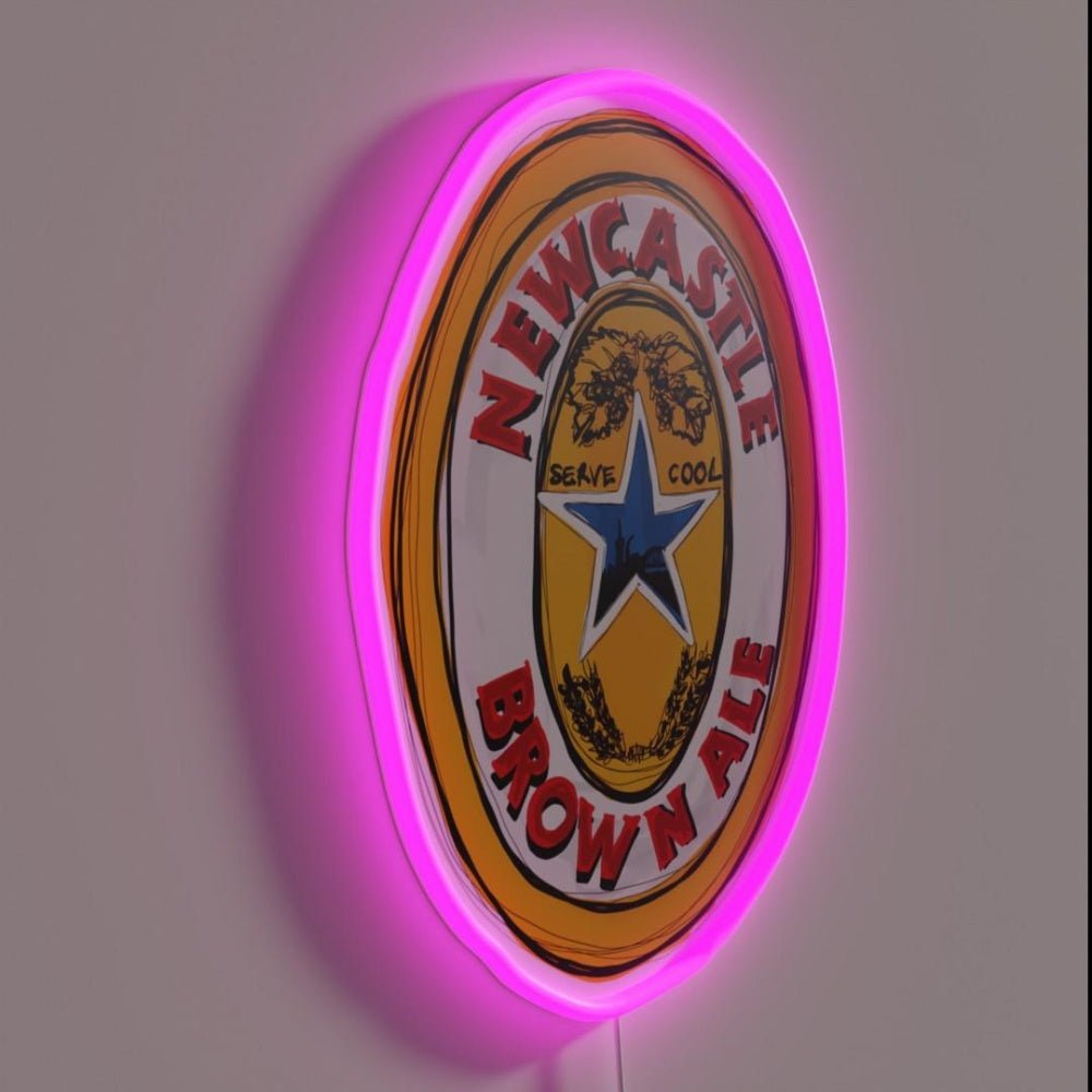 Newcastle Brown Ale Pop Rgb Led Neon Sign - Shineneon