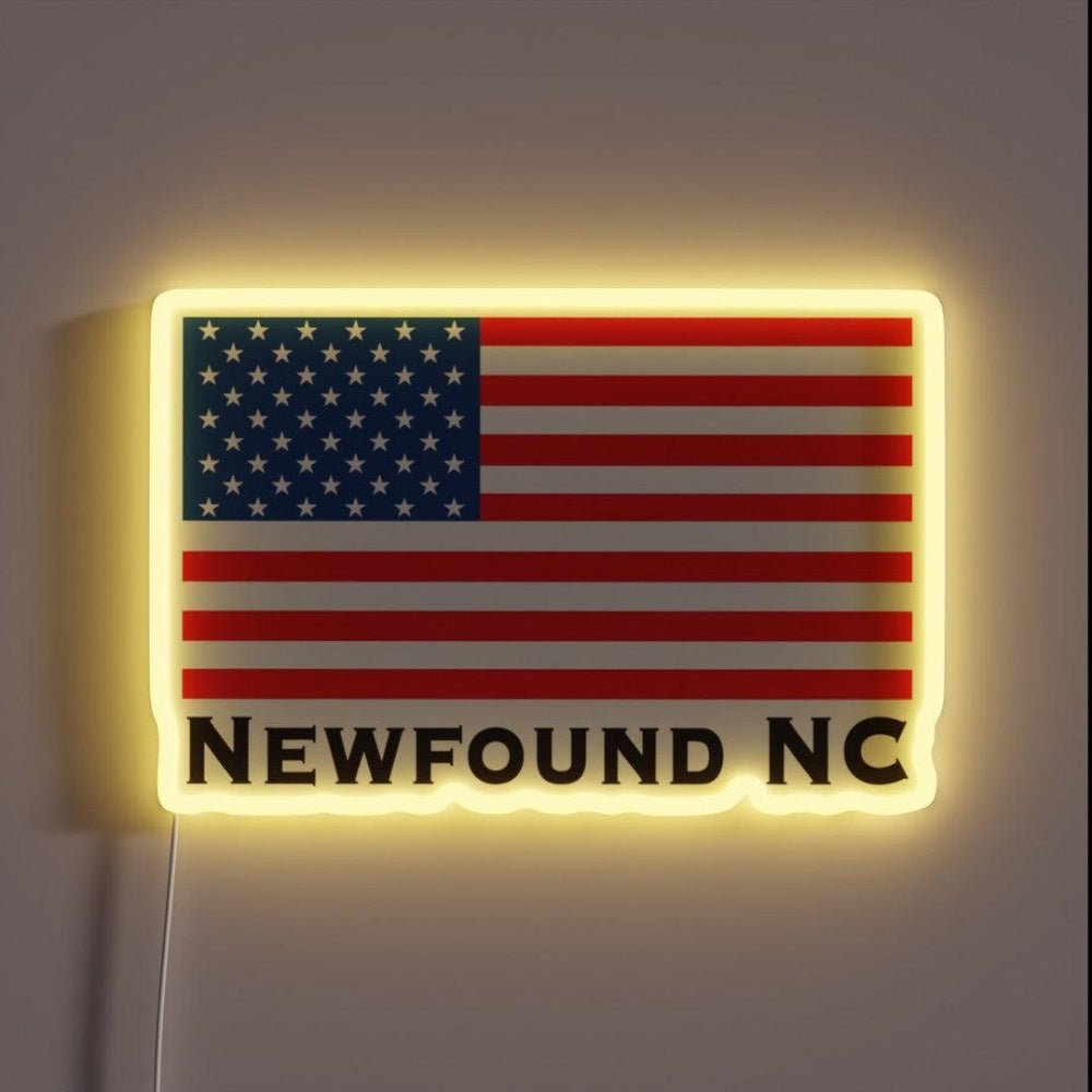 Newfound North Carolina Usa Rgb Led Neon Sign - Shineneon