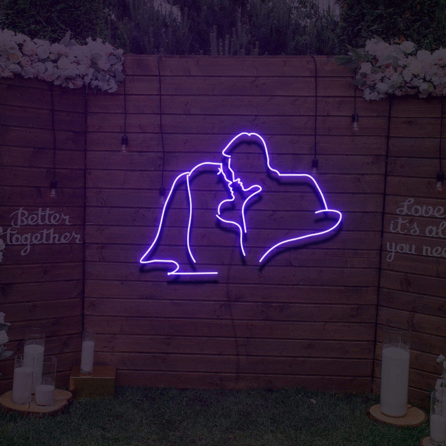 Newlyweds Wedding Led Neon Sign For Home Party | Shineneon
