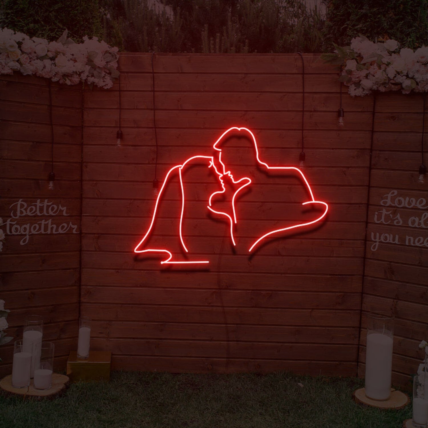 Newlyweds Wedding Led Neon Sign For Home Party | Shineneon
