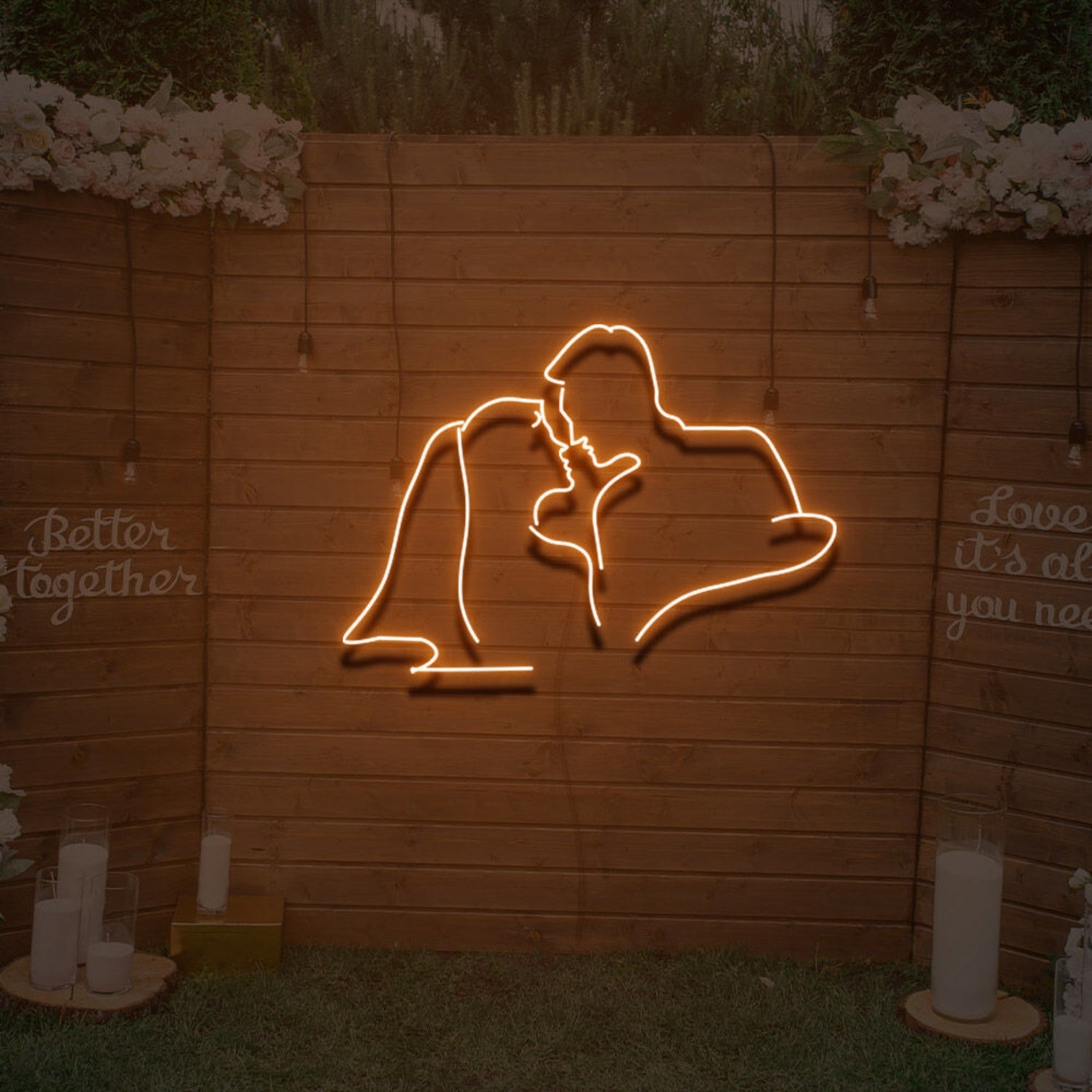 Newlyweds Wedding Led Neon Sign For Home Party | Shineneon