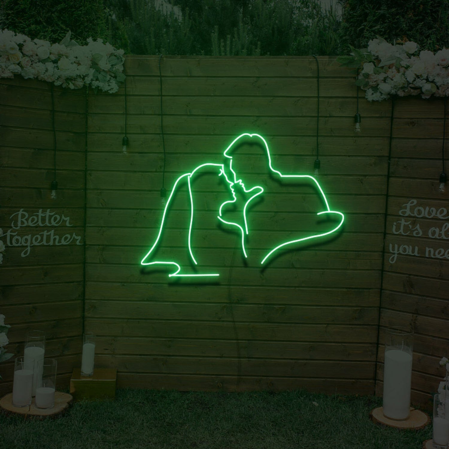 Newlyweds Wedding Led Neon Sign For Home Party | Shineneon