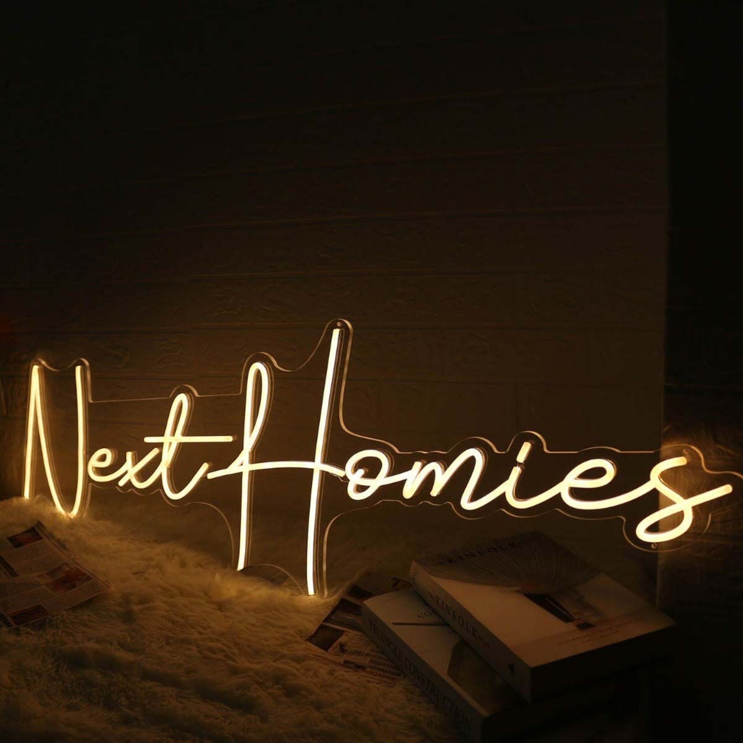 Next Homies Yellow Led Neon Sign | Shineneon