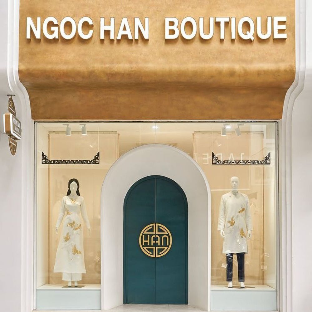 Ngoc Han Boutique 3D Frontlit Channel Letters Led Light Sign - Shineneon