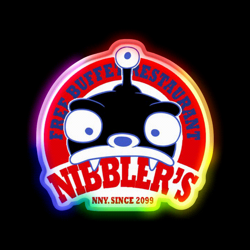 Nibblers Free Buffet Restaurant Beer Bar Decor Led Neon Sign Rgb Color
