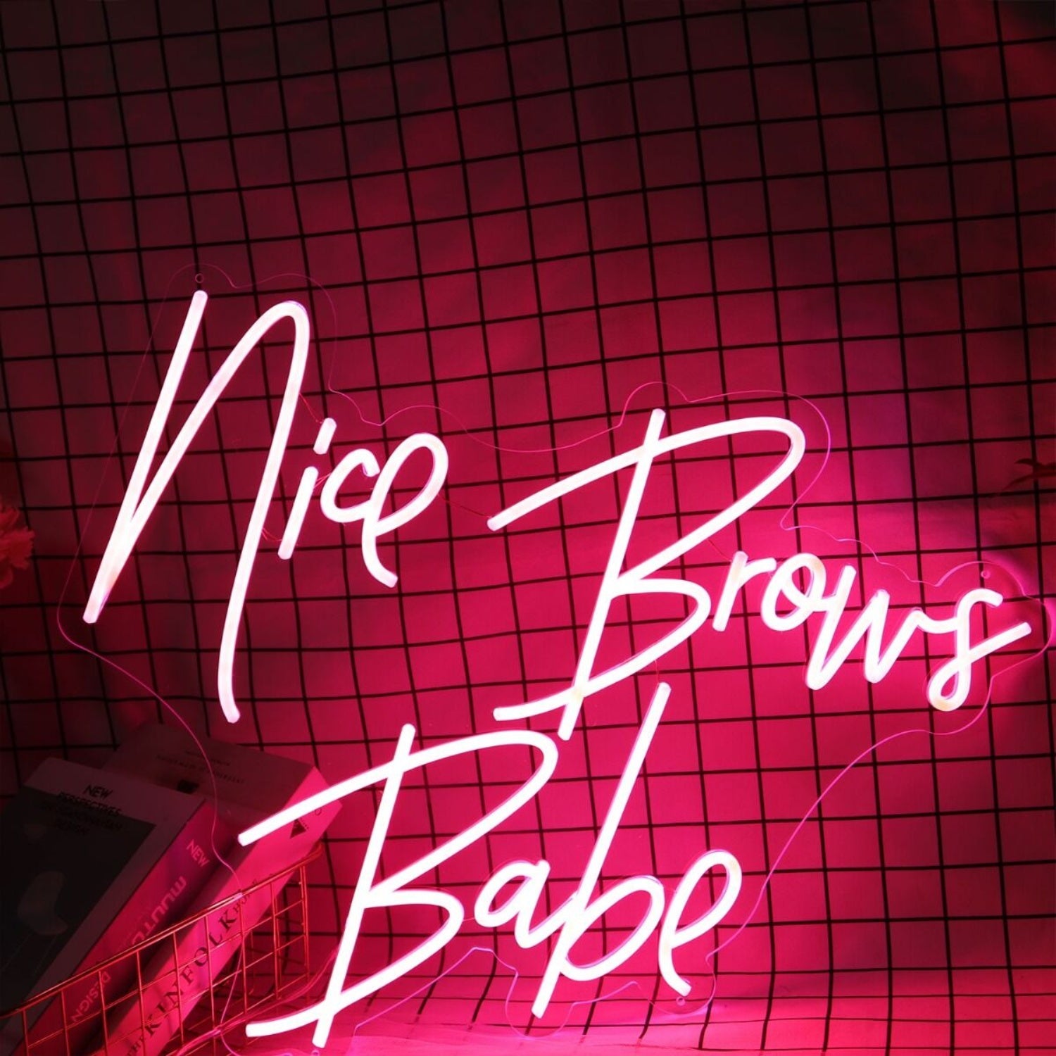 Nice Brows Babe Neon Sign | Shineneon