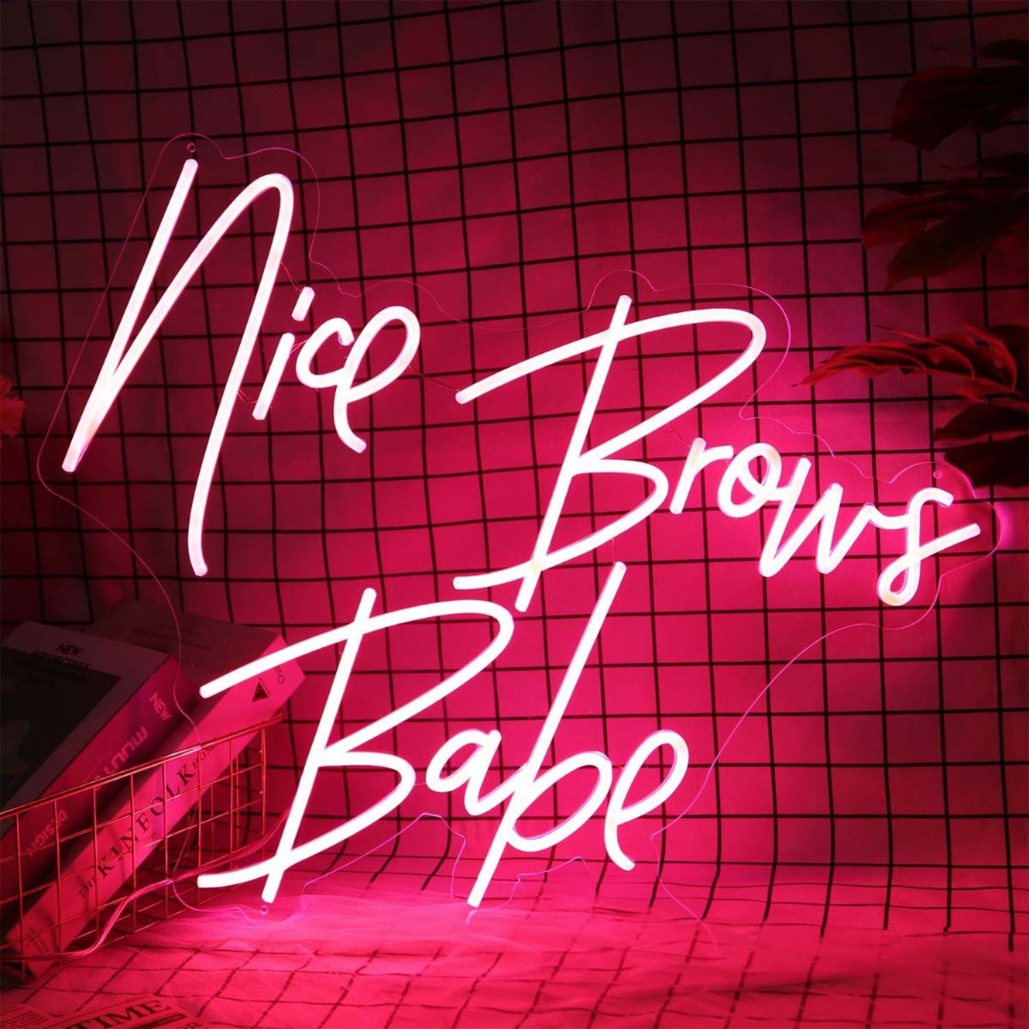 Nice Brows Babe Neon Sign | Shineneon