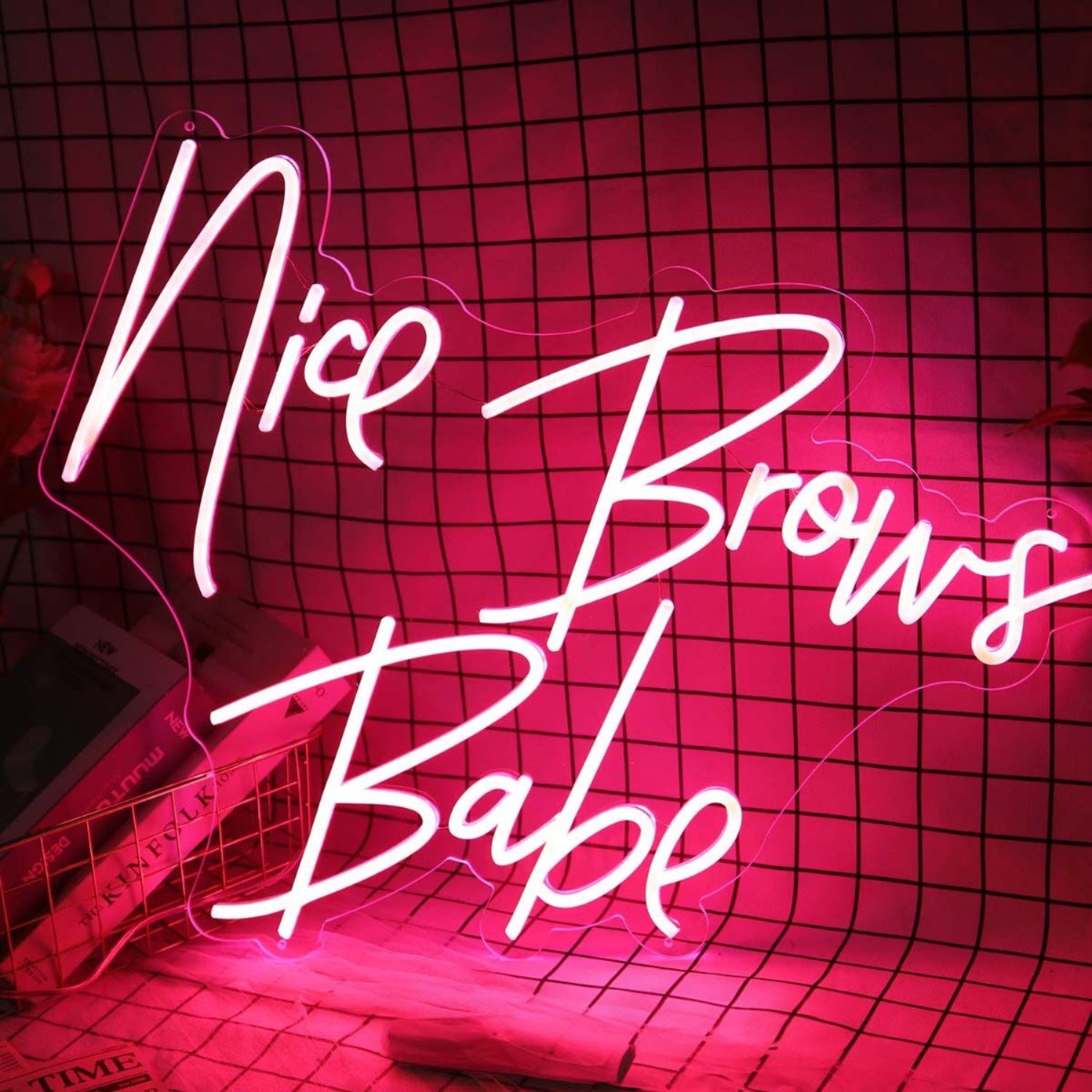 Nice Brows Babe Neon Sign | Shineneon
