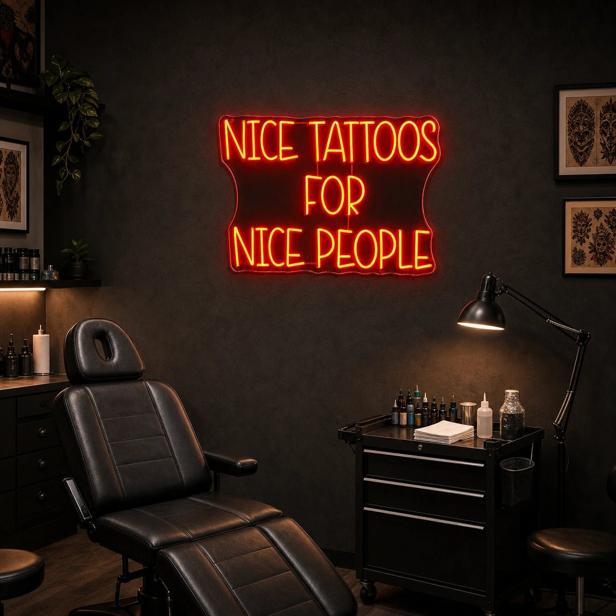 Nice Tattoos For People LED Neon Sign Garage Man Cave Neon Sign - Shineneon