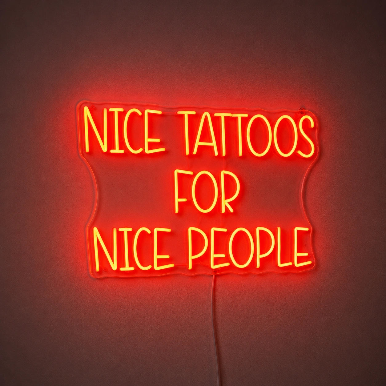 Nice Tattoos Neon Sign LED Neon Sign main product image
