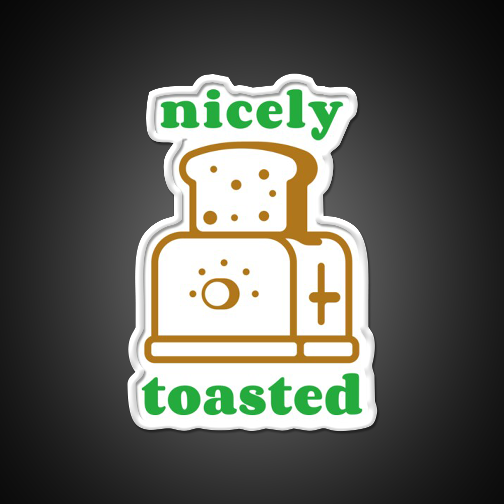 Nicely Toasted Weed Hemp Inspired Green Leaf Led Neon Sign Rgb Color - LED neon sign view 11