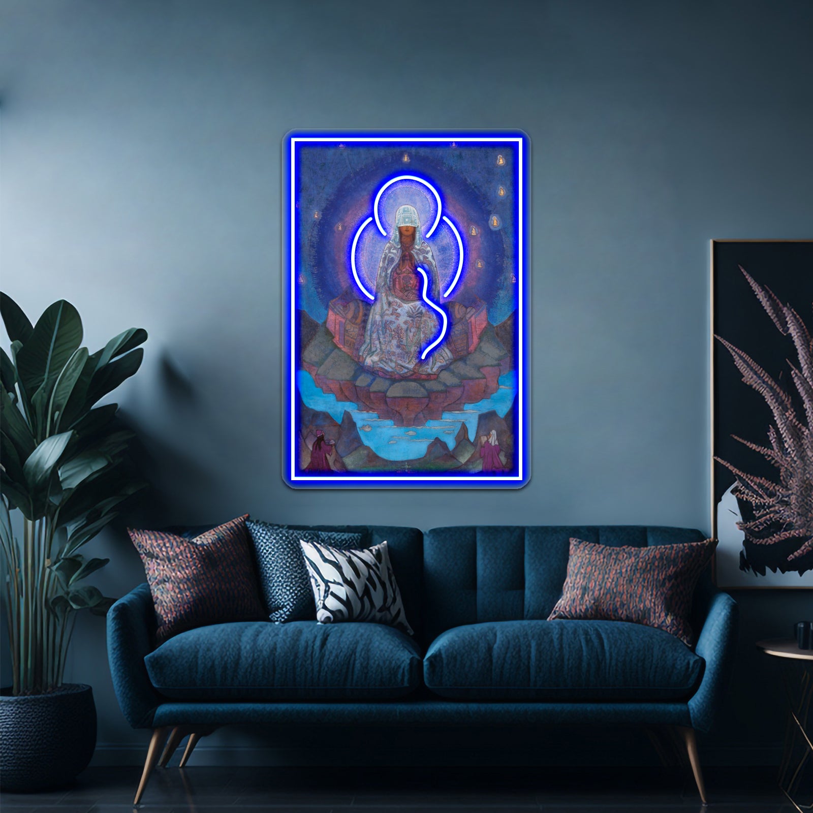 Nicholas Roerich Mother Of The World Wall Artwork Neon Signs | Shineneon