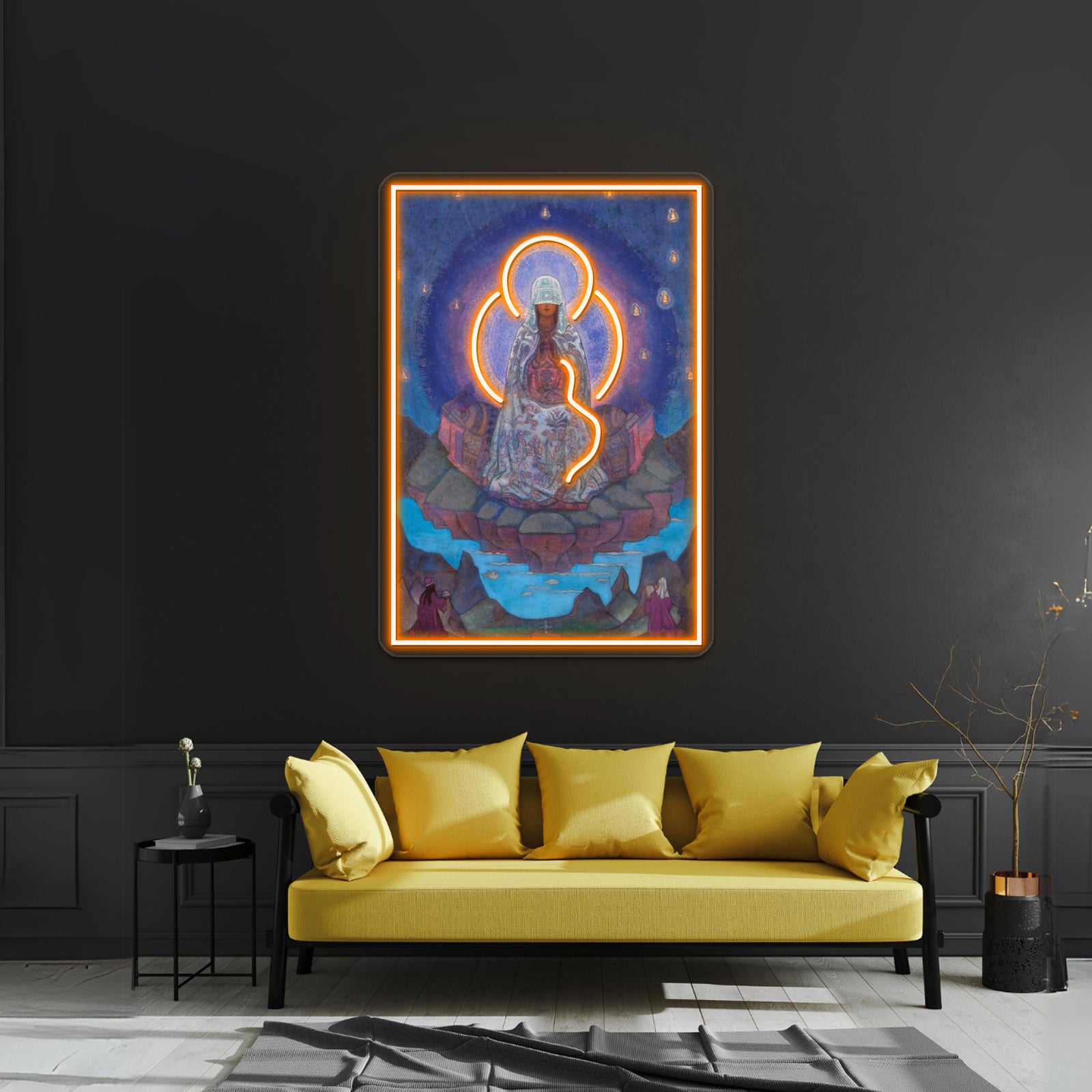 Nicholas Roerich Mother Of The World Wall Artwork Neon Signs | Shineneon