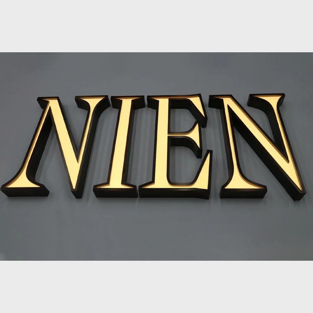 Nien 3D Frontlit Channel Letters Led Light Sign - Shineneon