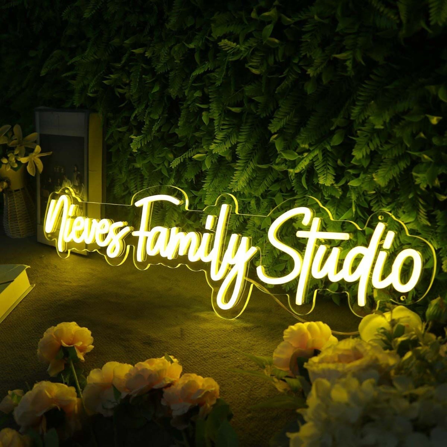 Niever Family Studio Yellow Led Neon Sign - Shineneon