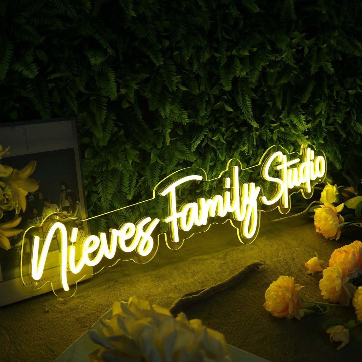 Niever Family Studio Yellow Led Neon Sign - Shineneon