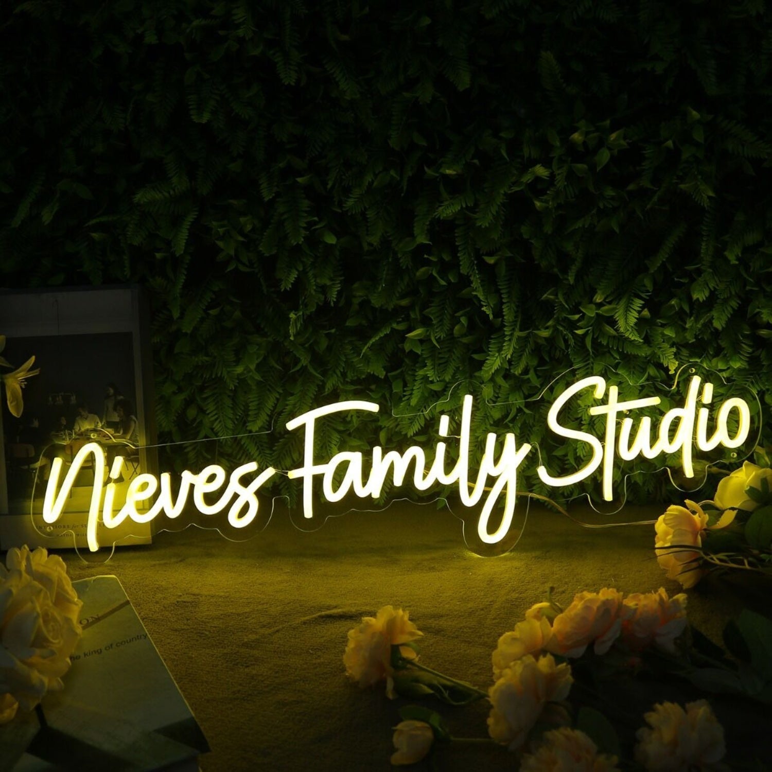 Niever Family Studio Yellow Led Neon Sign - Shineneon