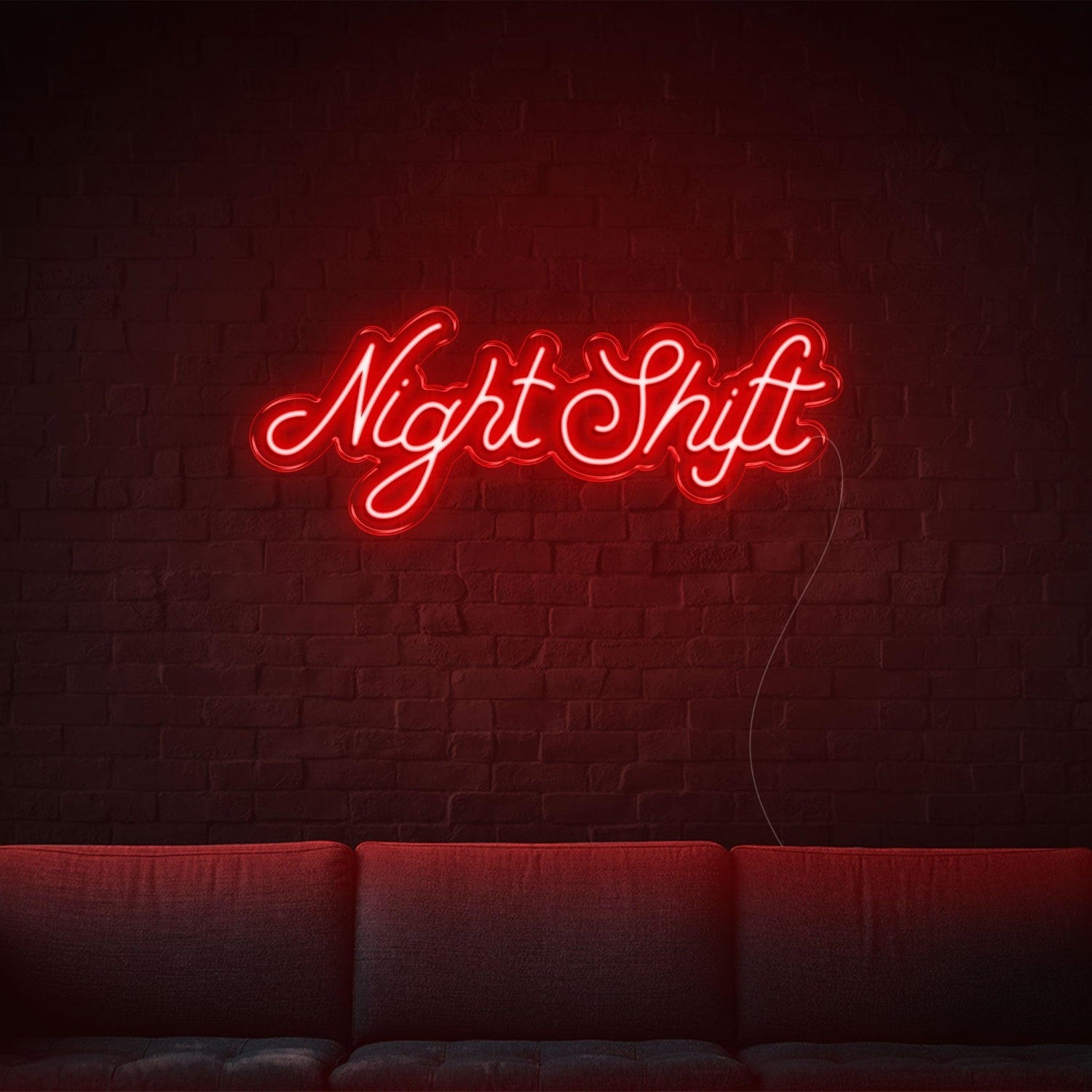 Night Shift Light Blue Decorative Led Neon Sign For Bar Cafe Home Decor | Shineneon