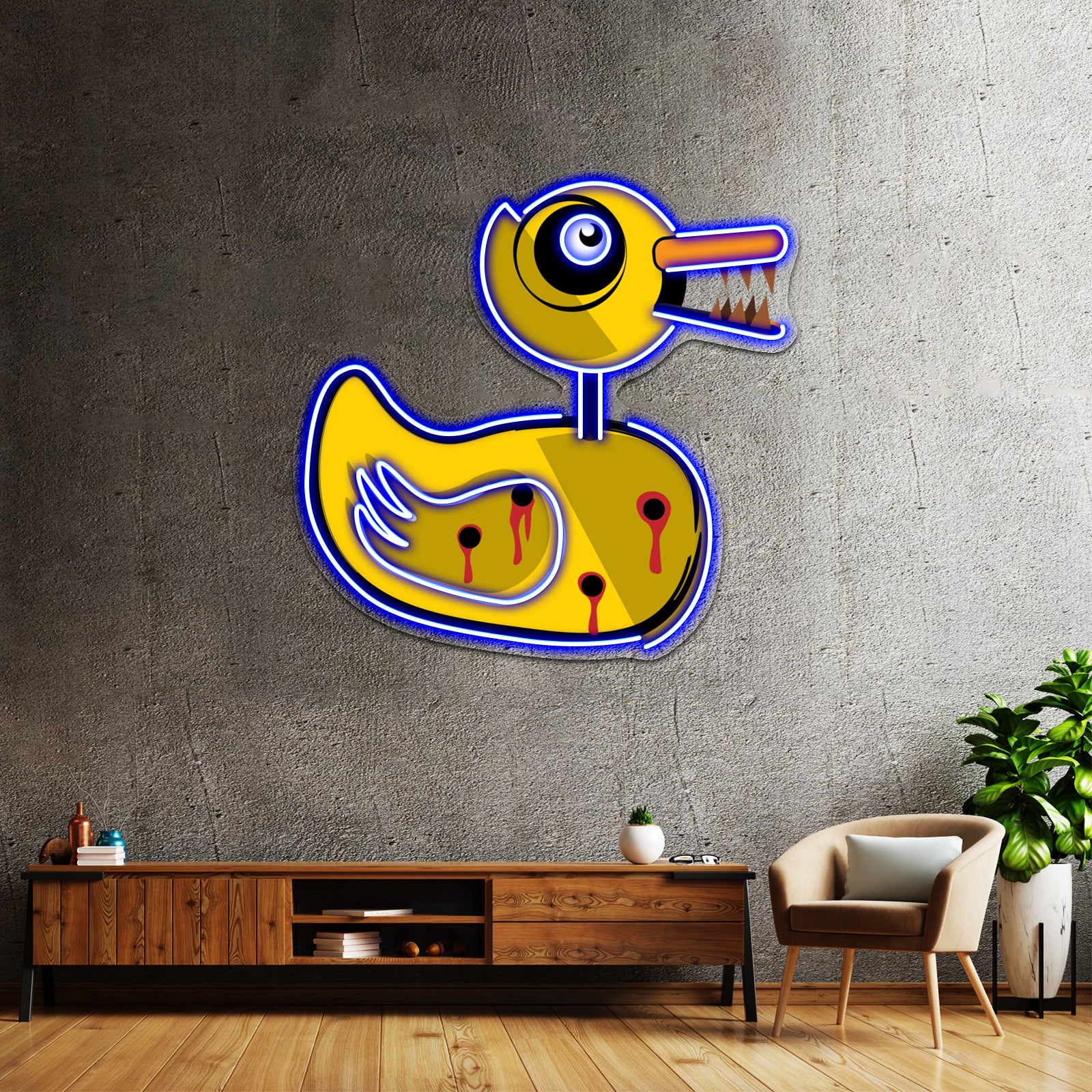 Nightmare B4 Xmas Ducky Artwork Neon Sign Led | Shineneon