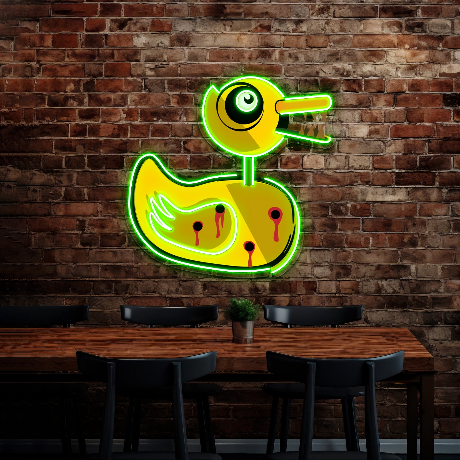 Nightmare B4 Xmas Ducky Artwork Neon Sign Led | Shineneon