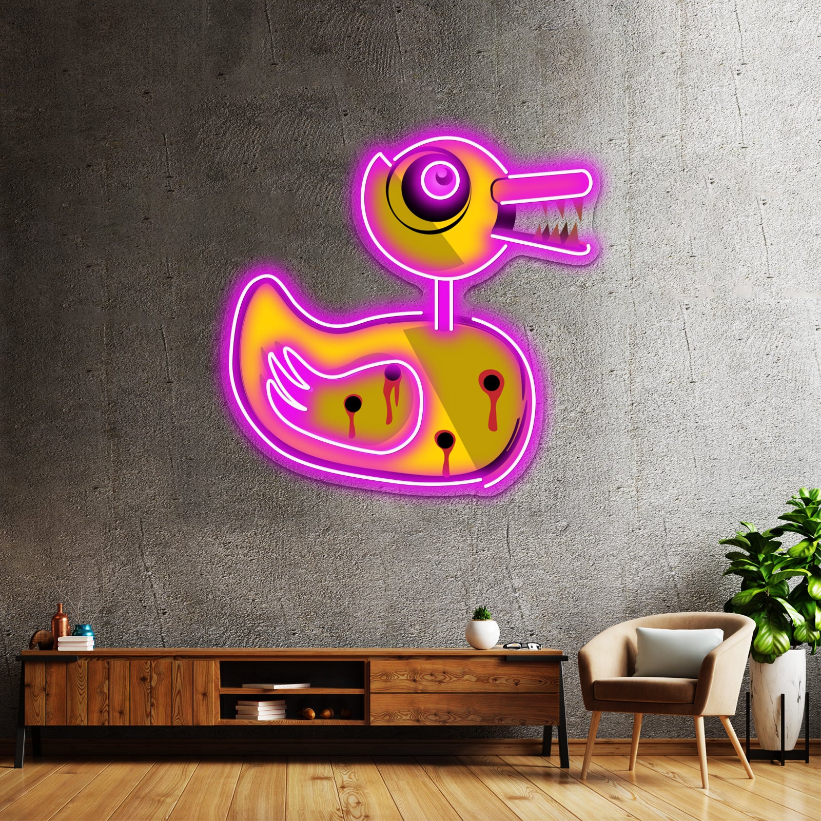 Nightmare B4 Xmas Ducky Artwork Neon Sign Led | Shineneon