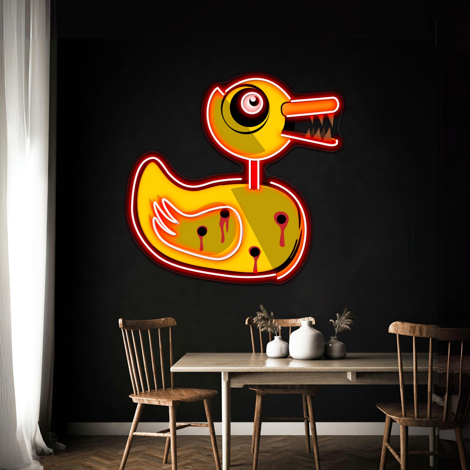 Nightmare B4 Xmas Ducky Artwork Neon Sign Led | Shineneon